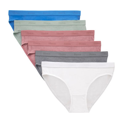 Hanes Little & Big Girls 6 Pack Bikini Panty