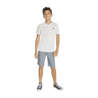 Hurley Big Boys V Neck Short Sleeve T-Shirt