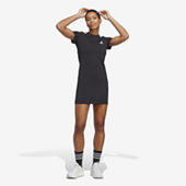 Xersion Sleeveless Built in Bra Midi Tennis Dress, Color: Black