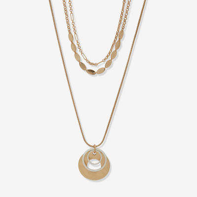 a.n.a Hammered Strand Necklace