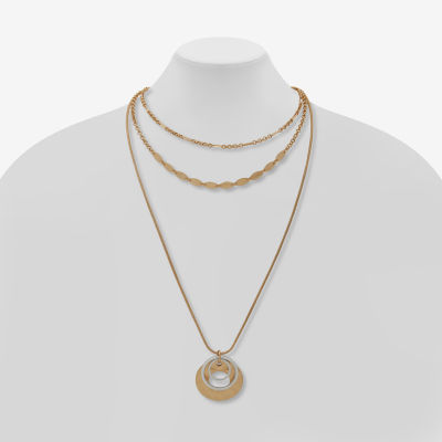 a.n.a Hammered Strand Necklace
