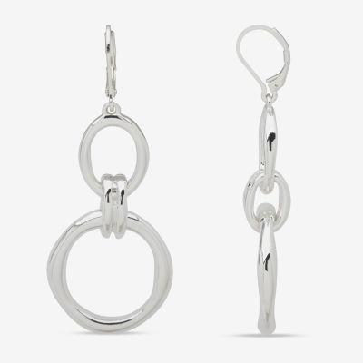 Worthington Silver Tone Drop Earrings