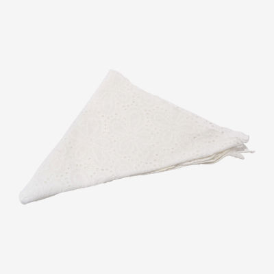 Arizona White Eyelet Hair Scarf