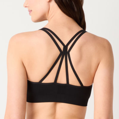 Xersion Womens 2 Pack Light Support Seamless Strappy Sports Bra