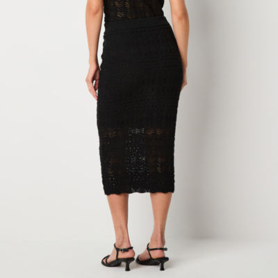Worthington Womens Sweater Skirt