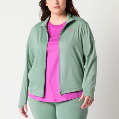 PUMA Lightweight Womens Plus Active Track Jacket