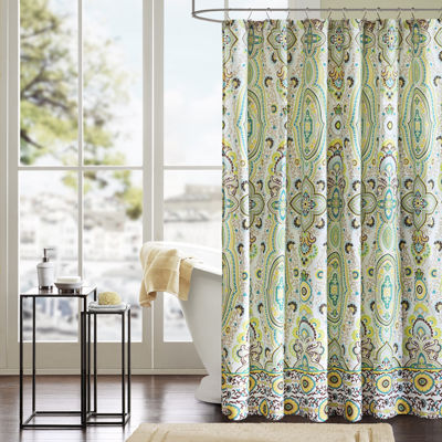 Intelligent Design Ellie Printed Shower Curtain	