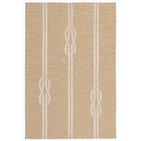 Liora Manne Capri Ropes Indoor/Outdoor Runner Rug, One Size, White