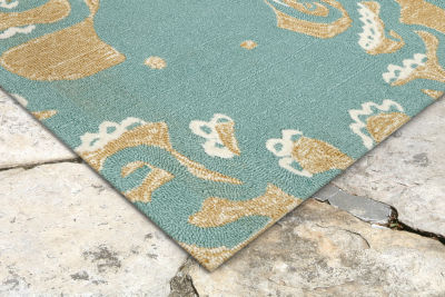 Liora Manne Frontporch Octopus Indoor/Outdoor Runner Rug