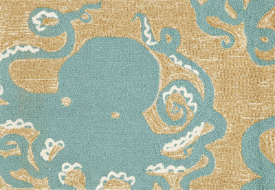 Liora Manne Frontporch Octopus Indoor/Outdoor Runner Rug