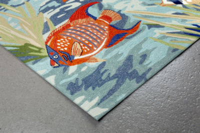 Liora Manne Ravella Tropical Fish Indoor/Outdoor Rug