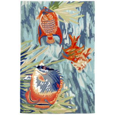 Liora Manne Ravella Tropical Fish Indoor/Outdoor Rug