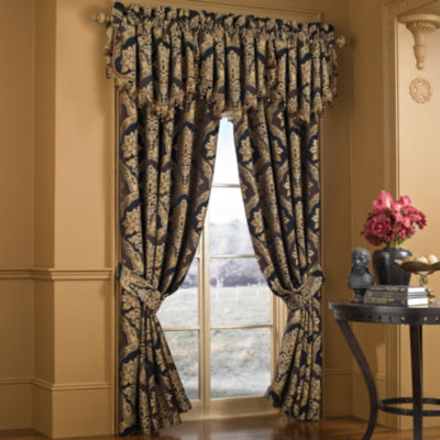Five Queens Court Reilly Rod Pocket Set of 2 Curtain Panel