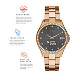 iTouch Connected for Women: Crystal Case with Rose Gold Metal Strap Hybrid Smartwatch (32mm) 13887R-51-D29