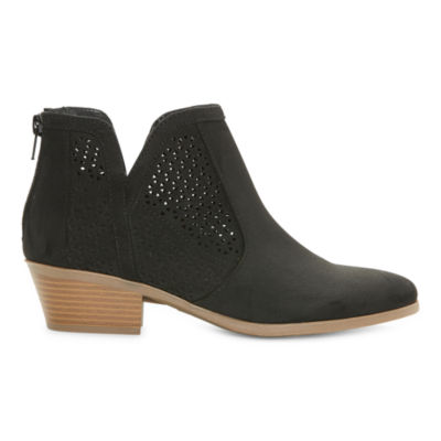 a.n.a Womens Lakewood Block Heel Booties