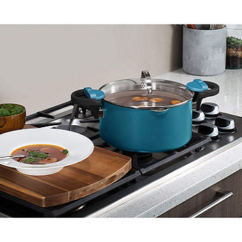 pasta cooker Saucepan with Stainless Steel Strainer Lid Sauce Pan Pasta Pot