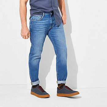 Full Blue Men's Regular Fit 5 Pocket Cotton Jeans | Medium Wash 34W x 36L