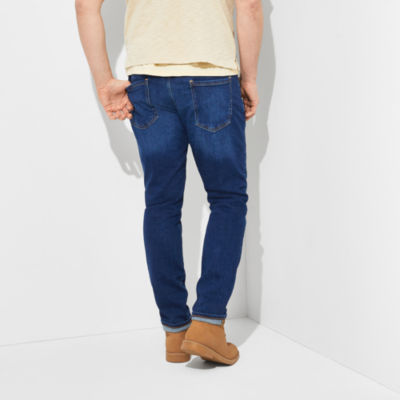 mutual weave Mens Stretch Fabric Slim Fit Jean