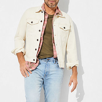 mutual weave Stretch Mens Denim Jacket - JCPenney