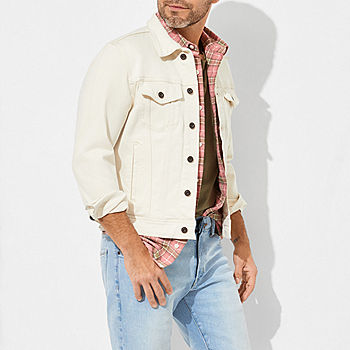 mutual weave Stretch Mens Denim Jacket - JCPenney