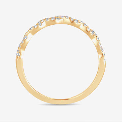 Signature By Modern Bride 1/5 CT.T.W. Natural Diamond 10K or 14K Gold Wedding Band