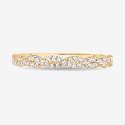 Signature By Modern Bride 1/5 CT.T.W. Natural Diamond 10K or 14K Gold Wedding Band