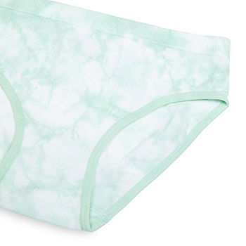 Maidenform Little & Big Girls Hipster Panty, Color: Mint Tie Dye - JCPenney