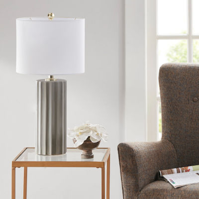 Martha Stewart Glendale Ribbed Ceramic Table Lamp
