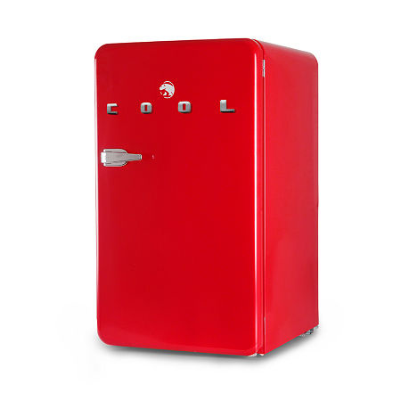 Commercial Cool 3.2 Cu. Ft. Retro Refrigerator, One Size, Red