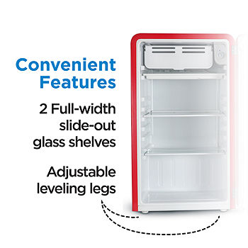 Small Size Refrigerator Small Freezer Cooler Fridge Compact 3.2 cu ft. Unit