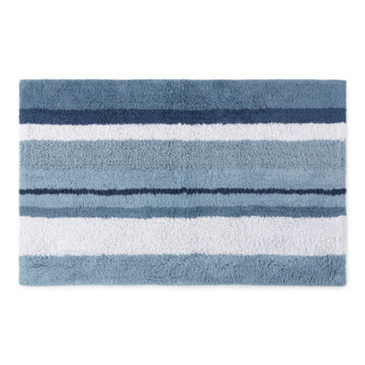 Madison Park Wayne Bath Rug, Color Blue JCPenney