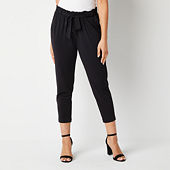 Stylus-Plus Womens High Rise Tapered Pull-On Pants - JCPenney