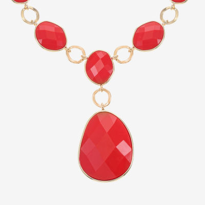 Liz Claiborne Womens Y Necklace