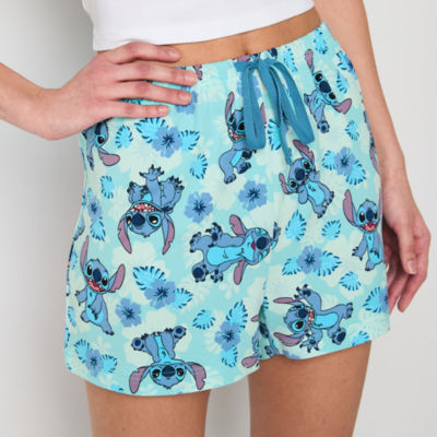 Disney Mjc Stitch Womens Juniors Pajama Shorts