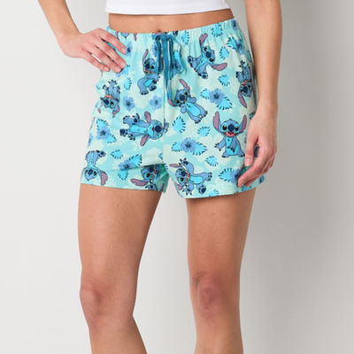 Disney Mjc Stitch Womens Juniors Pajama Shorts