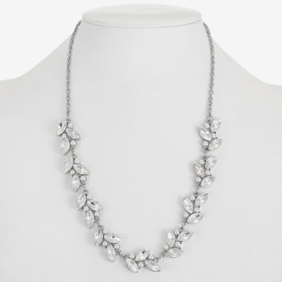 Monet Jewelry Silver Tone Silver Tone Collar Necklace
