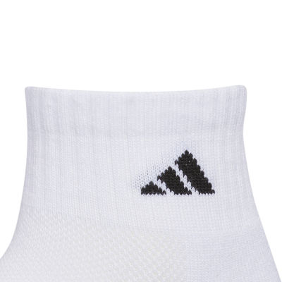 adidas Little & Big Boys 6 Pair Quarter Ankle Socks