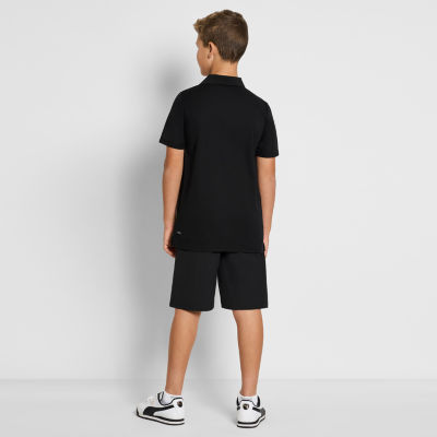 PUMA Big Boys Moisture Wicking Short Sleeve Polo Shirt