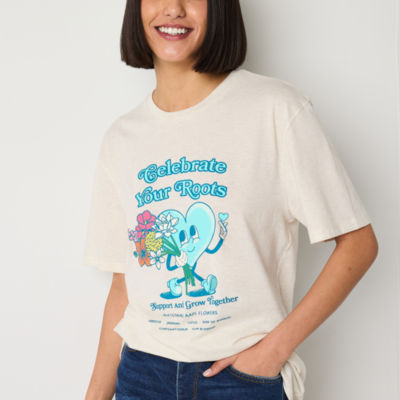 Hope & Wonder Asian American Pacific Islander Adult Short Sleeve 'Celebrate Your Roots' Graphic T-Shirt