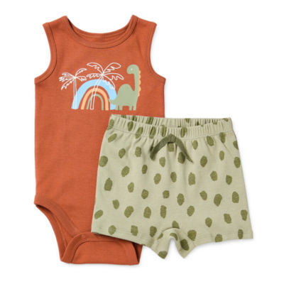 Okie Dokie Baby Boys 2-pc. Short Set