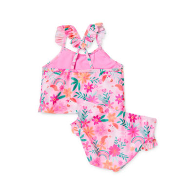 Okie Dokie Toddler & Little Girls Tankini Set