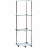 Pinnacle Chrome and Glass Bathroom Shelf, Color: Chrome - JCPenney