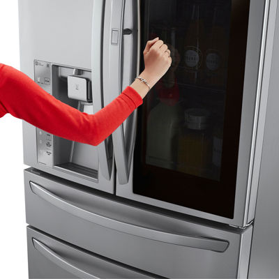 LG ENERGY STAR® 22.7 cu. ft. Smart Wi-Fi Enabled InstaView™ Door-in-Door® Counter-Depth Refrigerator