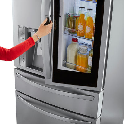 LG ENERGY STAR® 22.7 cu. ft. Smart Wi-Fi Enabled InstaView™ Door-in-Door® Counter-Depth Refrigerator