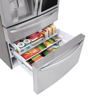 LG ENERGY STAR® 22.7 cu. ft. Smart Wi-Fi Enabled InstaView™ Door-in-Door® Counter-Depth Refrigerator