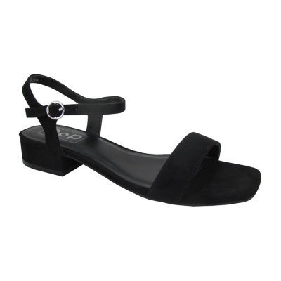 Pop Womens Eclipse Heeled Sandals, Color Black JCPenney