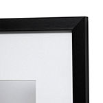 Enchante 10x13 Mat To 5x7 Black Gallery 1-Opening Wall Frame