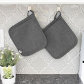 Martha Stewart Floral Vine 2-pc. Oven Mitt Set, Color: Grey - JCPenney