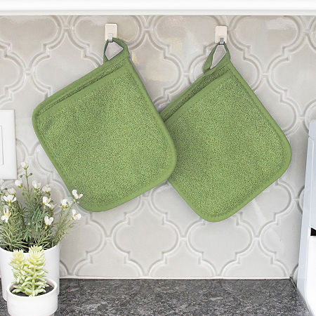 Ritz Pocket Mitt 2-pc. Pot Holder Set, One Size, Green