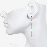 Bijoux Bar Linear Chain Drop Earrings
